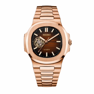 SEIKO Mod Nautilus RG Open Heart